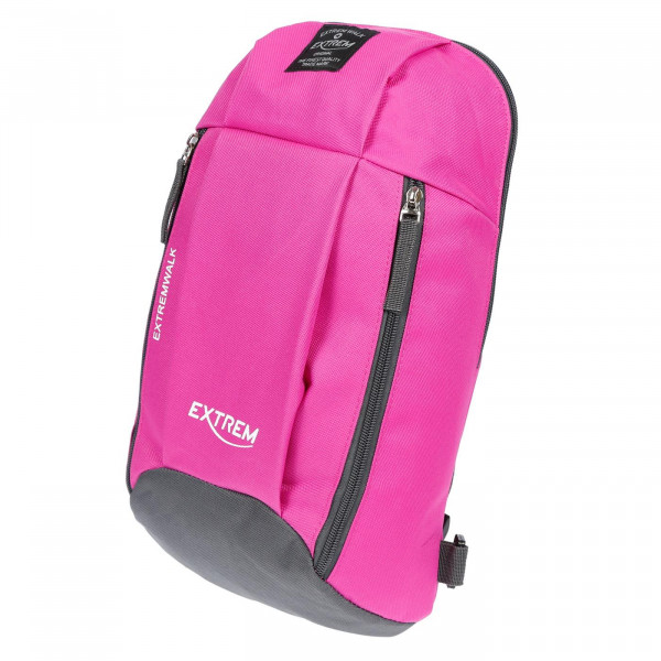 Kleiner Wasserdichter Rucksack mit Tabletfach Wanderrucksack Treckingrucksack 10L PINK Seitlich