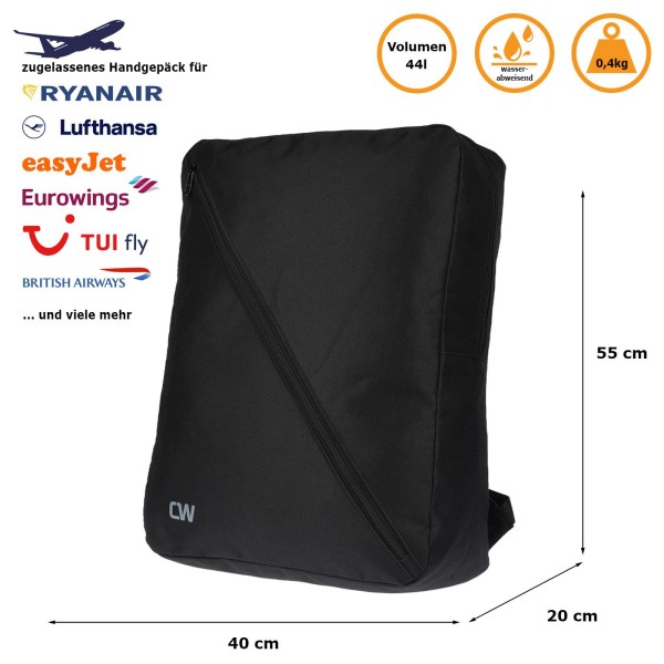 Ryanair Rucksack 55x40x20 cm