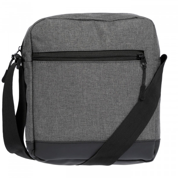 Unisex Umhängetasche Grau Vorne