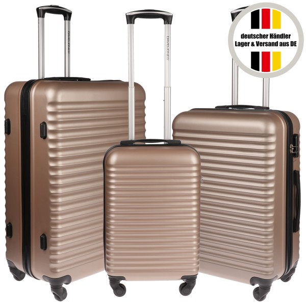 3 tlg Hartschalen Kofferset