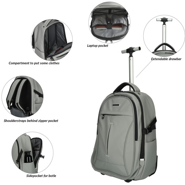 Trolley mit Notebookfach inklusive Rucksack