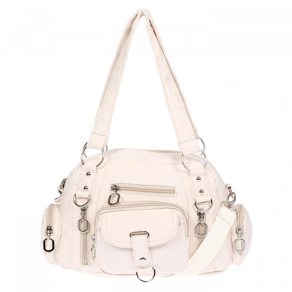 Damenhandtasche Schultertasche Tasche Sand