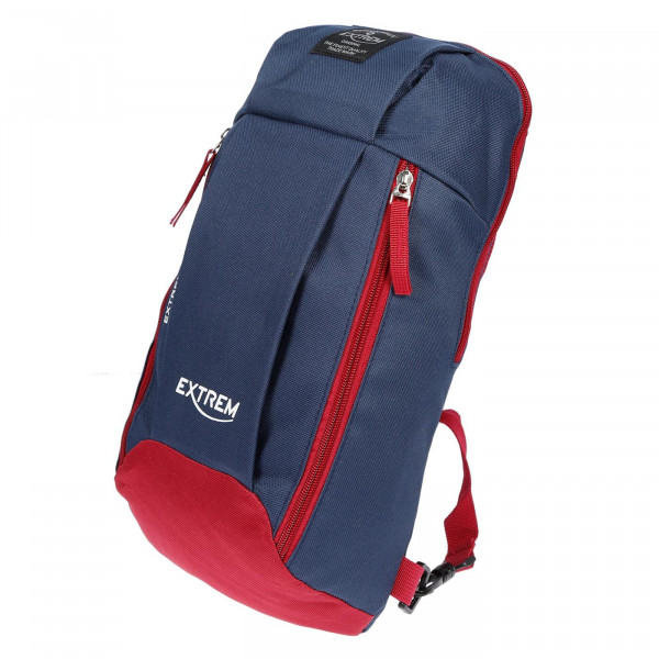 Kleiner Wasserdichter Rucksack mit Tabletfach Wanderrucksack Treckingrucksack 10L BLAU Seitlich