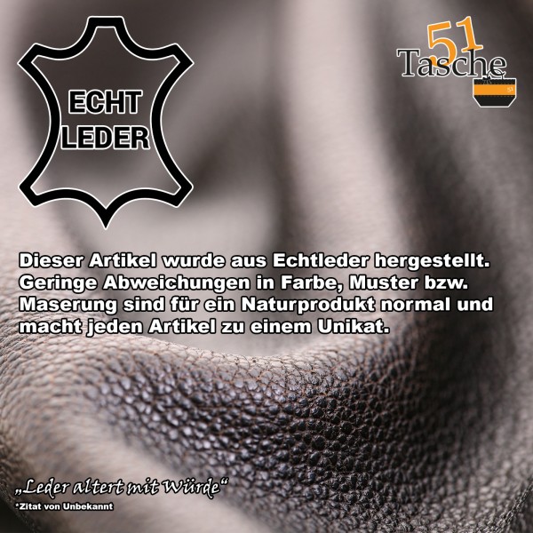 Echt Leder Geldbörse mit RFID Schutz