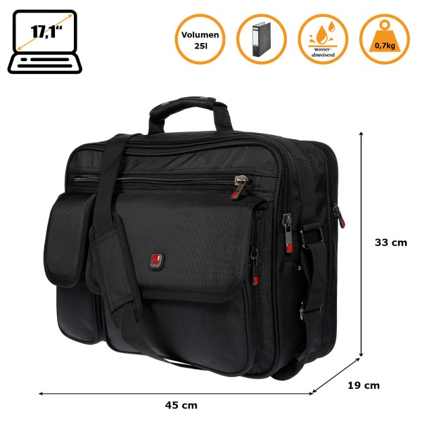 Große Umhängetasche Laptoptasche